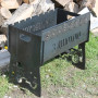 Мангал автоматический со встроенной шашлычницей и мотором на 10 - 12 шампуров