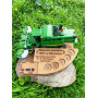 Алкогольний наливатор "Комбайн John Deere" на 5 чарок (диспенсер алкоголю, алонсоватор)
