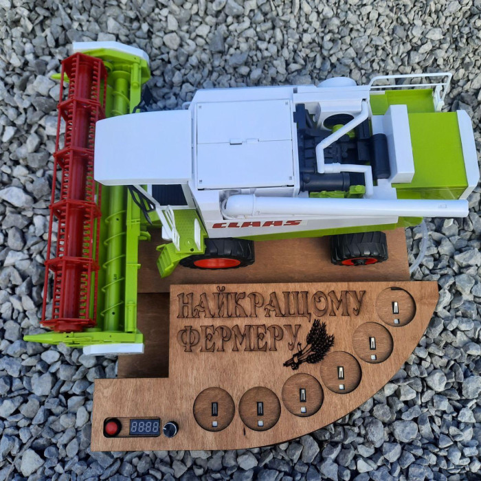 Алкогольний наливатор Комбайн (Комбайнер) CLAAS MAXI на 6 чарок