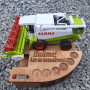 Диспенсер алкоголя "Комбайн" CLAAS-MAXI под 6 рюмок (алкоголный наливатор) З вбудованим акумулятором