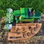 Диспенсер алкоголя "Комбайн John Deere" на 5 рюмок (наливатор алкоголя, алконаливатор)
