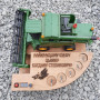 Диспенсер алкоголя "Комбайн John Deere" на 5 рюмок (наливатор алкоголя, алконаливатор)