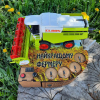 Комбайн наливатор CLAAS NEW на 4 рюмки (наливатор алкоголя, алкогольный наливатор) с встроенным аккумулятором