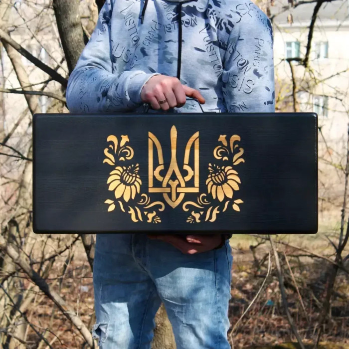 Набір для гриля й барбекю в дерев'яному кейсі "Традиційний"