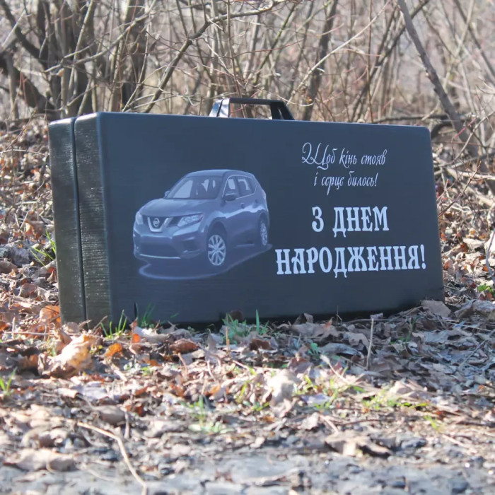 Набір шампурів «Чумак» у дерев’яній коробці – Ідеальний комплект для шашлику та пікніка