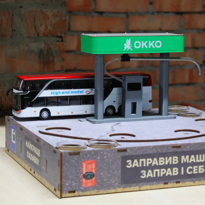 Наливатор алкоголю АЗС на 4-7 чарок + фура з цистерною