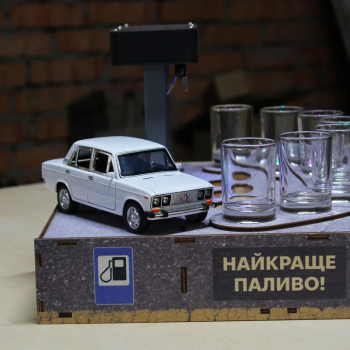 Наливатор алкоголю АЗС на 4-7 чарок + фура з цистерною