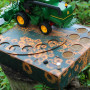 Наливатор алкоголя "Комбайн John Deere" под 4, 5 или 6 рюмок 6 чарок