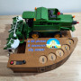 Наливатор алкоголя "Комбайн John Deere" на 5 рюмок (диспенсер алкоголя, алконаливатор) с встроенным аккумулятором