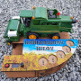 Наливатор алкоголя "Комбайн John Deere" на 5 рюмок (диспенсер алкоголя, алконаливатор) с встроенным аккумулятором